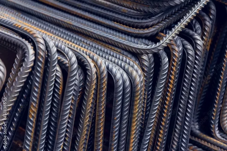 Rectangular ties fabricated from ribbed reinforcing bar