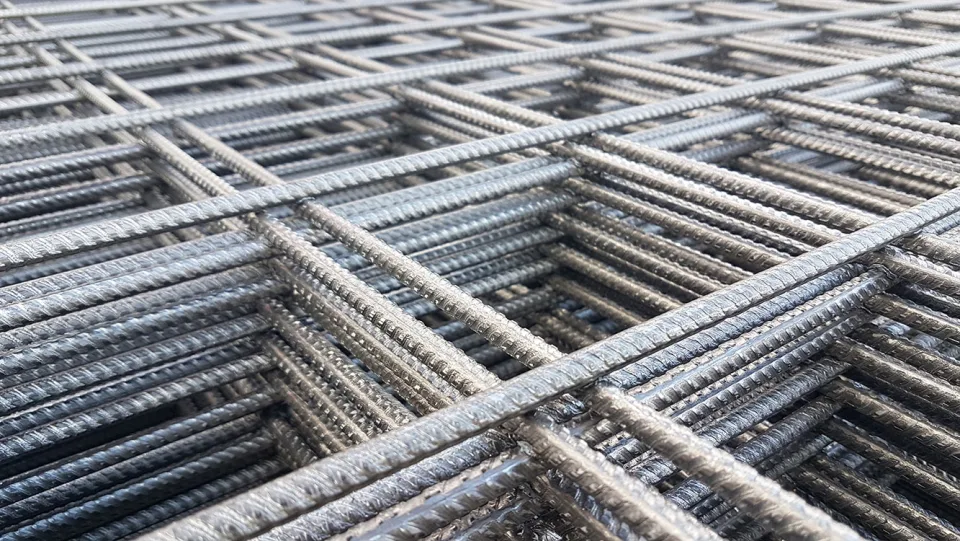Paneles de malla electrosoldada de barras corrugadas